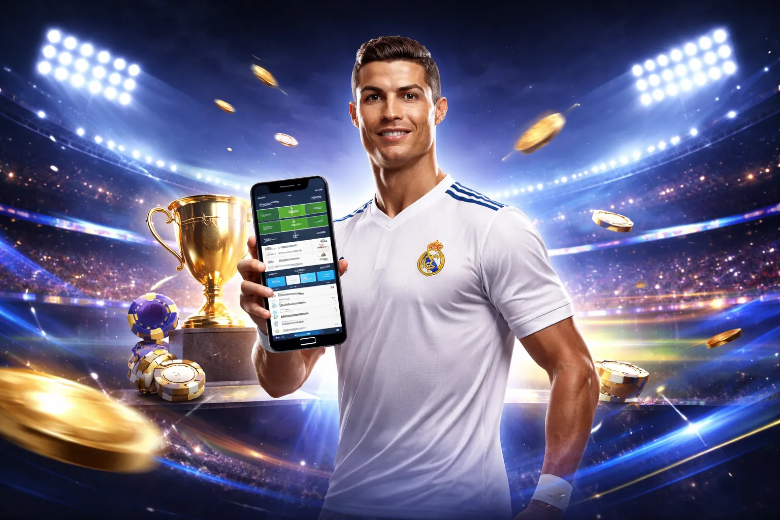 Hình ảnh nền 22bet gh với các trò chơi cá cược thể thao và casino